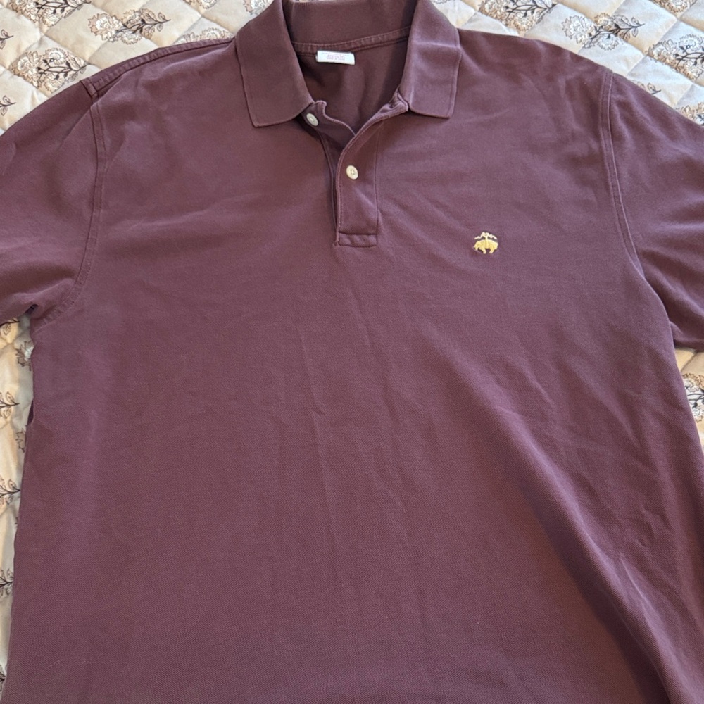 Brooks Brothers Maroon Polo Shirt